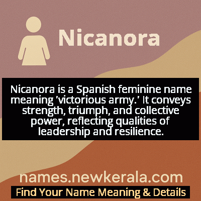 Nicanora Name Meaning and Origin