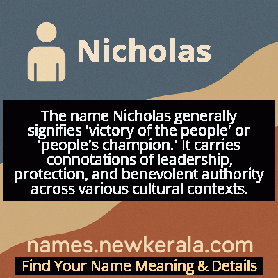 Nicholas Name Meaning and Origin