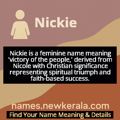 Nickie Name Meaning and Origin