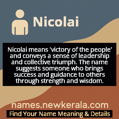 Nicolai Name Meaning and Origin