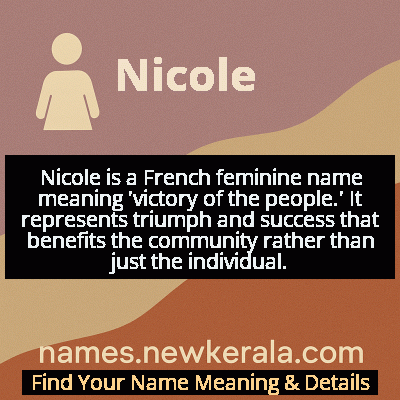 Nicole Name Meaning and Origin