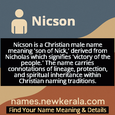 Nicson Name Meaning and Origin