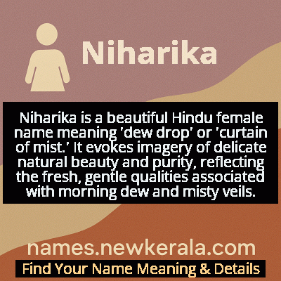 Niharika Name Meaning and Origin