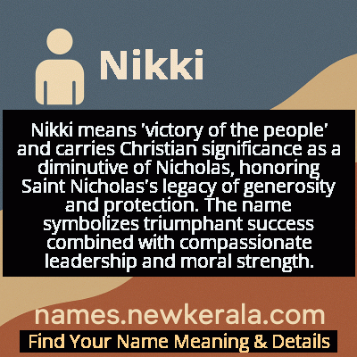 Nikki Name Meaning and Origin