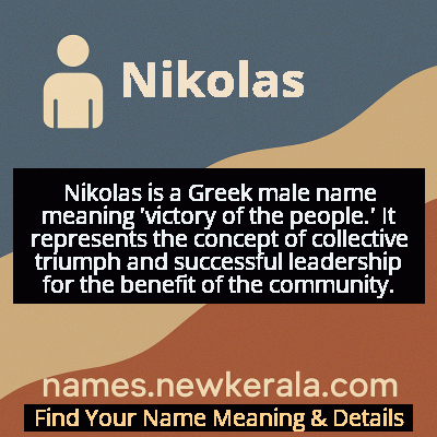 Nikolas Name Meaning and Origin