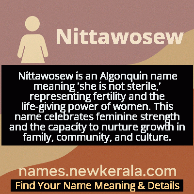 Nittawosew Name Meaning and Origin