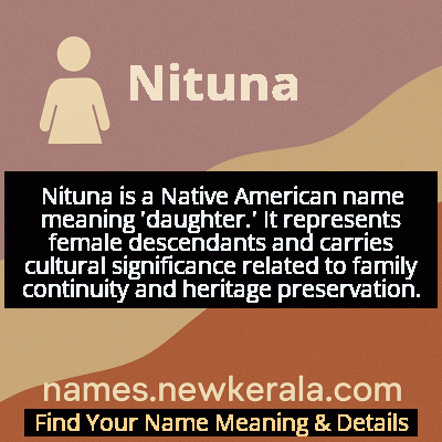 Nituna Name Meaning and Origin