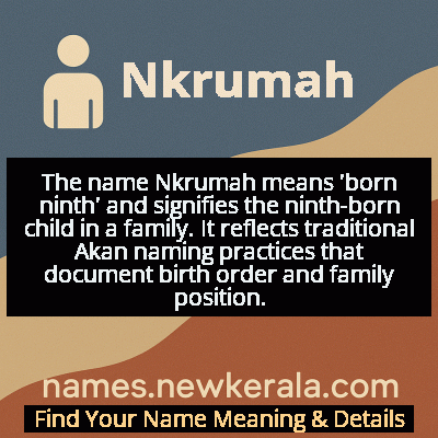 Nkrumah Name Meaning and Origin