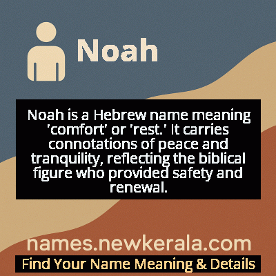 Noah Name Meaning and Origin
