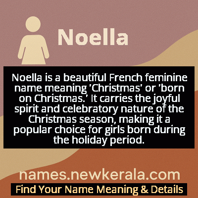 Noella Name Meaning and Origin