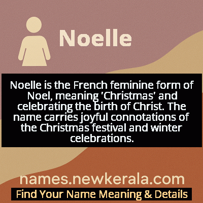 Noelle Name Meaning and Origin