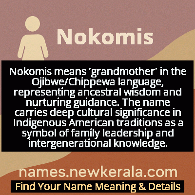 Nokomis Name Meaning and Origin