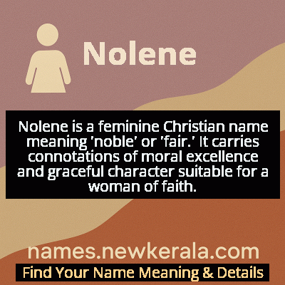 Nolene Name Meaning and Origin