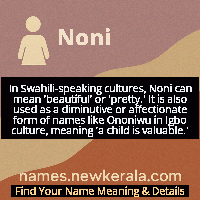 Noni Name Meaning and Origin