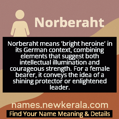 Norberaht Name Meaning and Origin