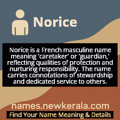 Norice Name Meaning and Origin