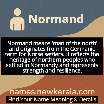 Normand Name Meaning and Origin