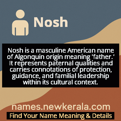 Nosh Name Meaning and Origin