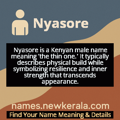 Nyasore Name Meaning and Origin