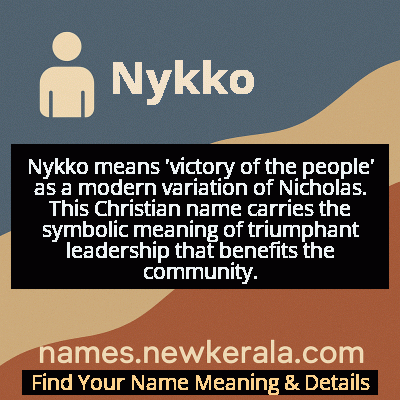 Nykko Name Meaning and Origin