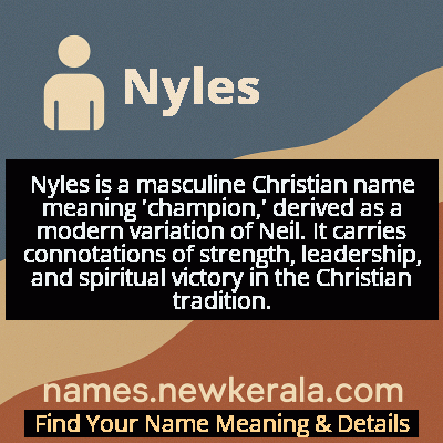 Nyles Name Meaning and Origin