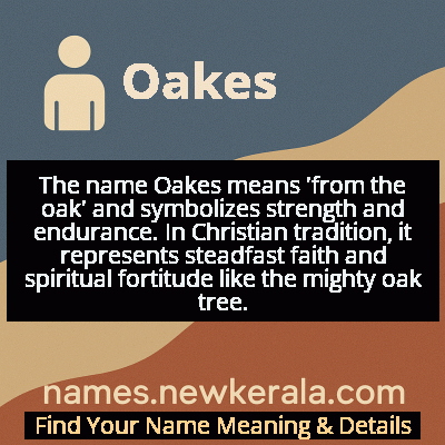 Oakes Name Meaning and Origin