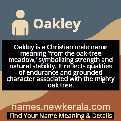 Oakley Name Meaning and Origin