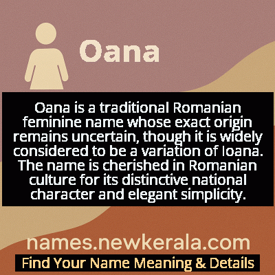 Oana Name Meaning and Origin