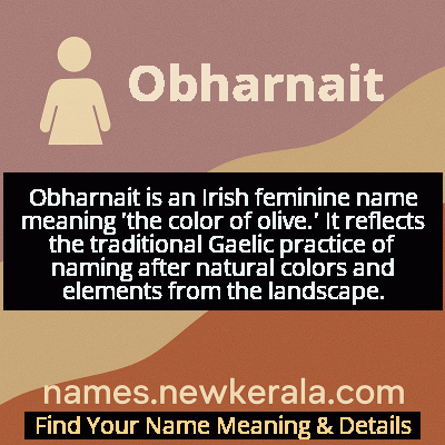 Obharnait Name Meaning and Origin