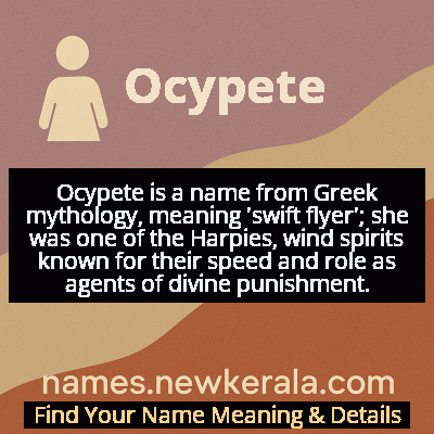 Ocypete Name Meaning and Origin