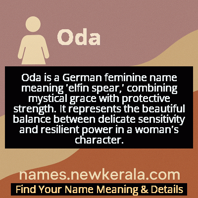Oda Name Meaning and Origin