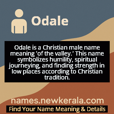 Odale Name Meaning and Origin