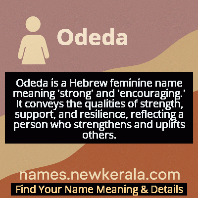 Odeda Name Meaning and Origin
