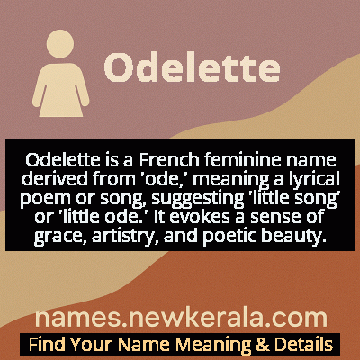 Odelette Name Meaning and Origin