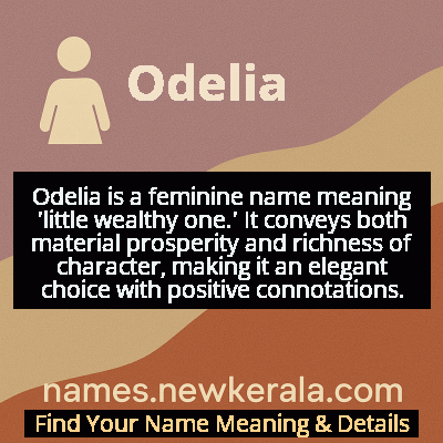 Odelia Name Meaning and Origin