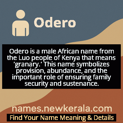 Odero Name Meaning and Origin