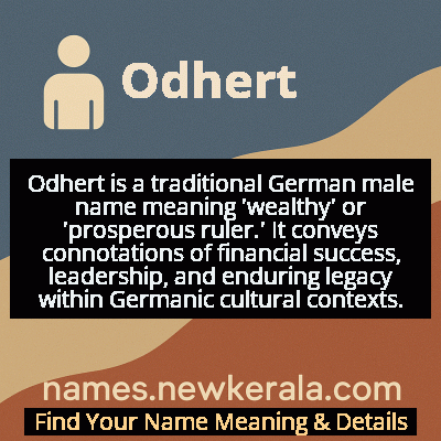 Odhert Name Meaning and Origin