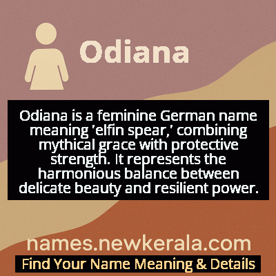 Odiana Name Meaning and Origin