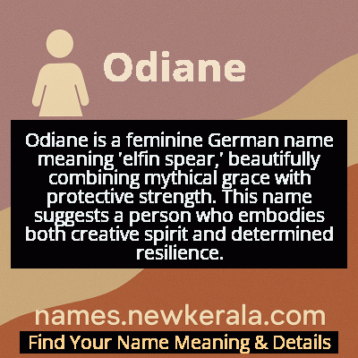 Odiane Name Meaning and Origin