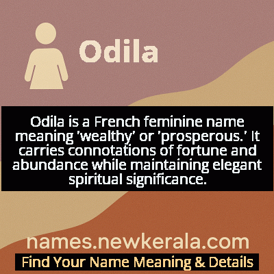 Odila Name Meaning and Origin