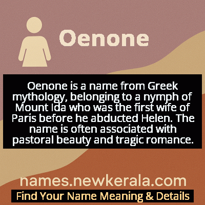Oenone Name Meaning and Origin