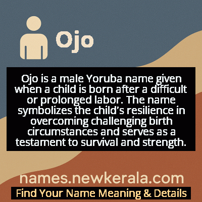 Ojo Name Meaning and Origin