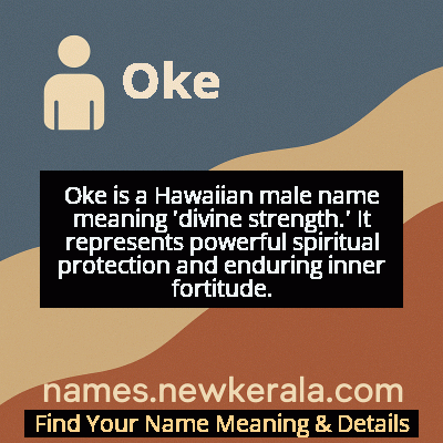Oke Name Meaning and Origin