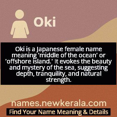 Oki Name Meaning and Origin