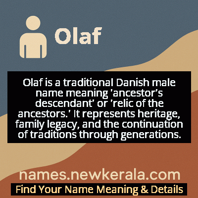 Olaf Name Meaning and Origin