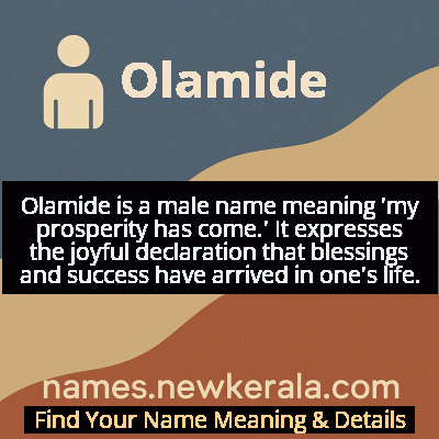 Olamide Name Meaning and Origin