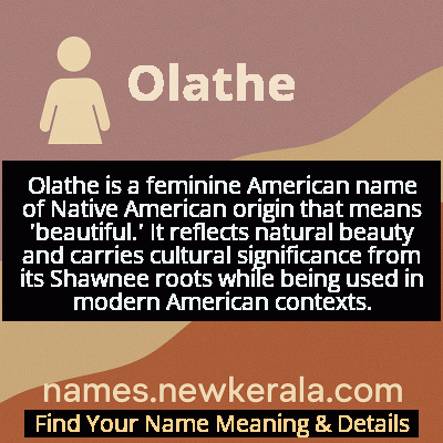 Olathe Name Meaning and Origin