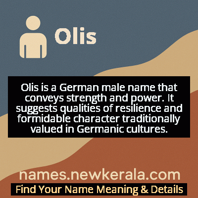 Olis Name Meaning and Origin