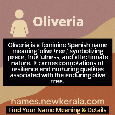 Oliveria Name Meaning and Origin