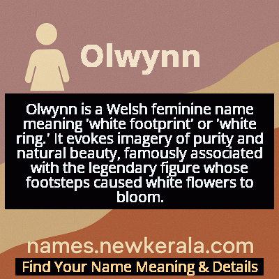 Olwynn Name Meaning and Origin